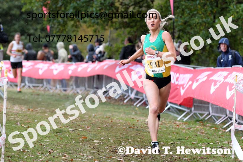 Senior womens 2021 National Cross Country Relays, Berry Hill Park, Mansfield. Photo: David T. Hewitson/Sports for All Pics